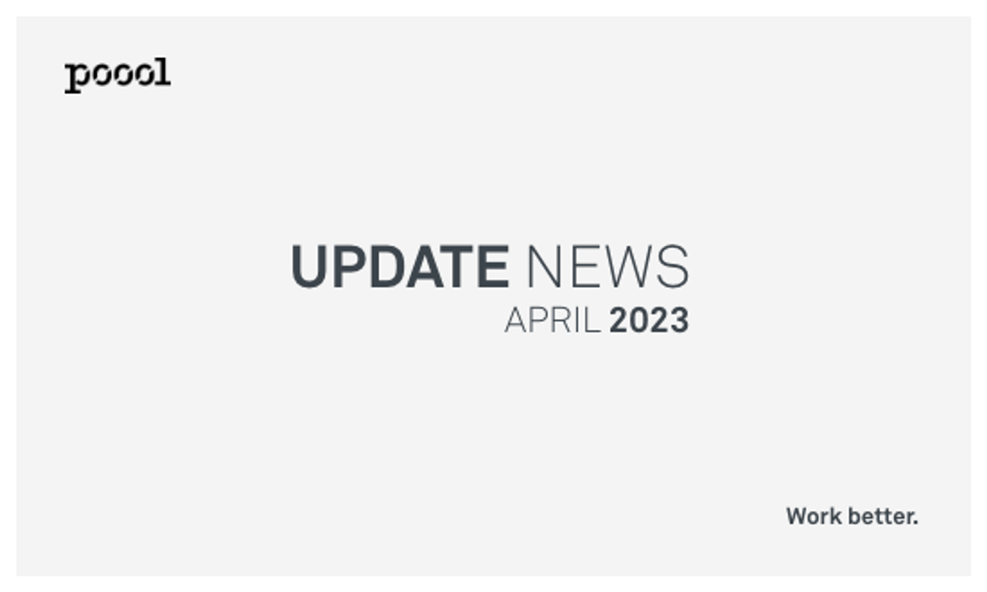 Update News April 2023